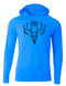 Blue Deadhead Hooded Fishing Shirt (Limited Sizes)