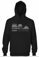 X Black Bear Fleece Hoodie
