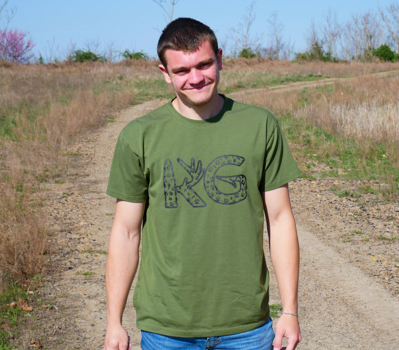 KG Green Animal Tracks T-Shirt (3X & 4X Only)