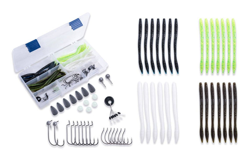 KG Bass Fishing Worm Kit