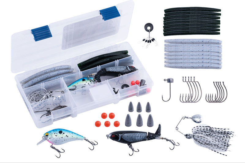KG Ultimate Fishing 4-in-1 Bundle (Bass, Catfish, Bluegill & Trout + Free Bracelet Set)