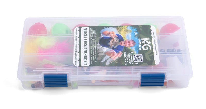 bluegill tackle box KG Bluegill & Trout Fishing Kit – Kendall Gray