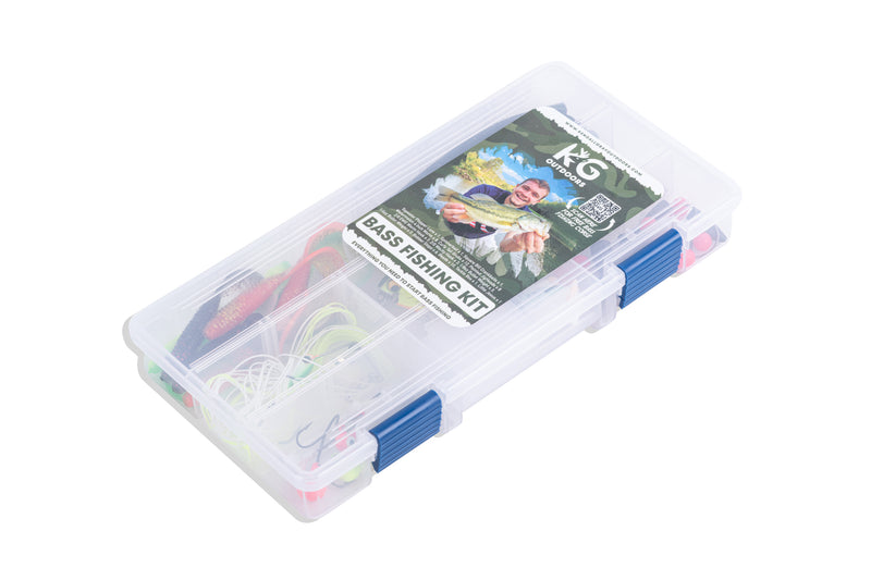 bass fishing pole and tackle box KG Bass Fishing Kit – Kendall Gray