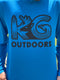 Blue KG Lightweight Hooded Shirt