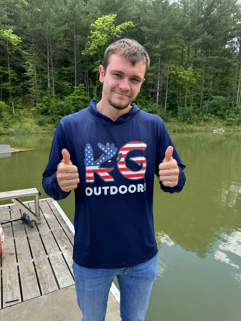 USA Lightweight Hooded Shirt