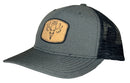 Deadhead Grey/Black Cork Snapback Hat