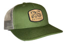 KG Green/Khaki Cork Snapback Hat