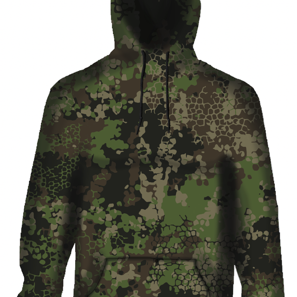 パーカー・フーディ KTZ CAMOUFLAGE HUMANOID HOODED SWEATSHIRT GREEN/GREY/BLK/WHT Tartaros II Hoodie – Stretch Kryptek Camo Pullover with