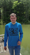 Blue KG Lightweight Hooded Shirt
