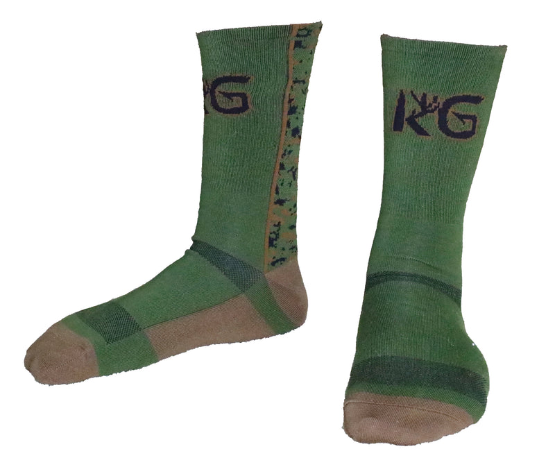 KG Green Camo Socks