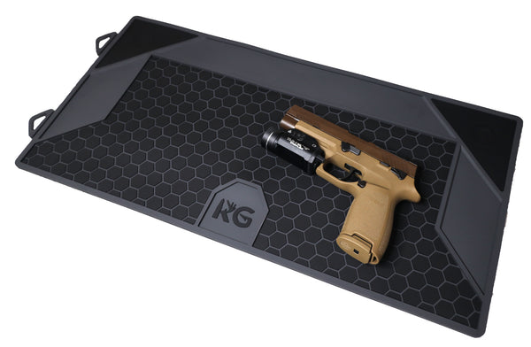 Krome™ Rifle & Shotgun Cleaning Mat, 46 L x 16 W, Black/Gray